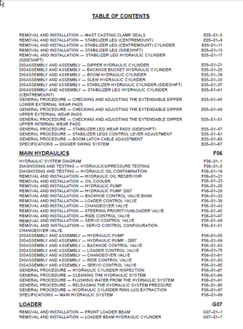 Terex Manuals